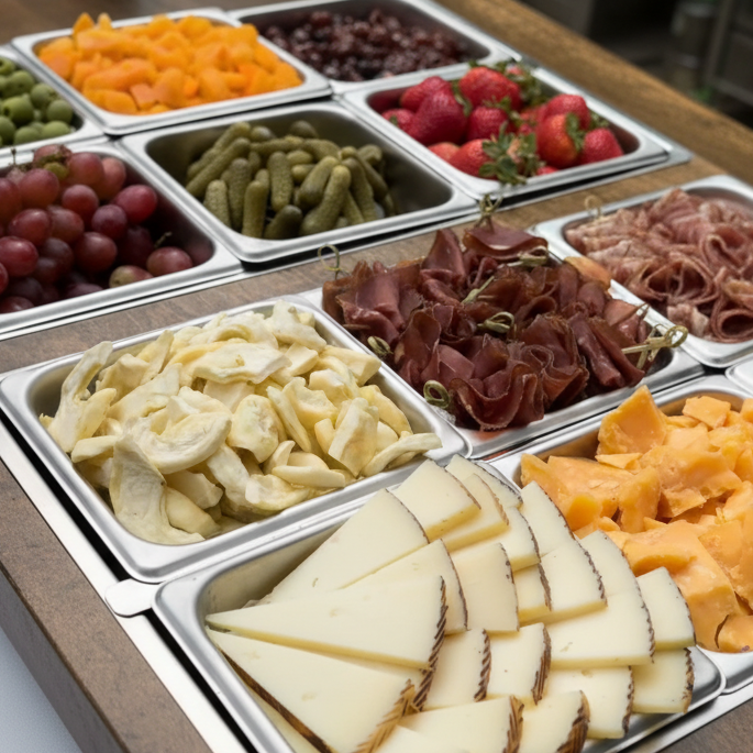 Luxury Personalised Charcuterie Cart
